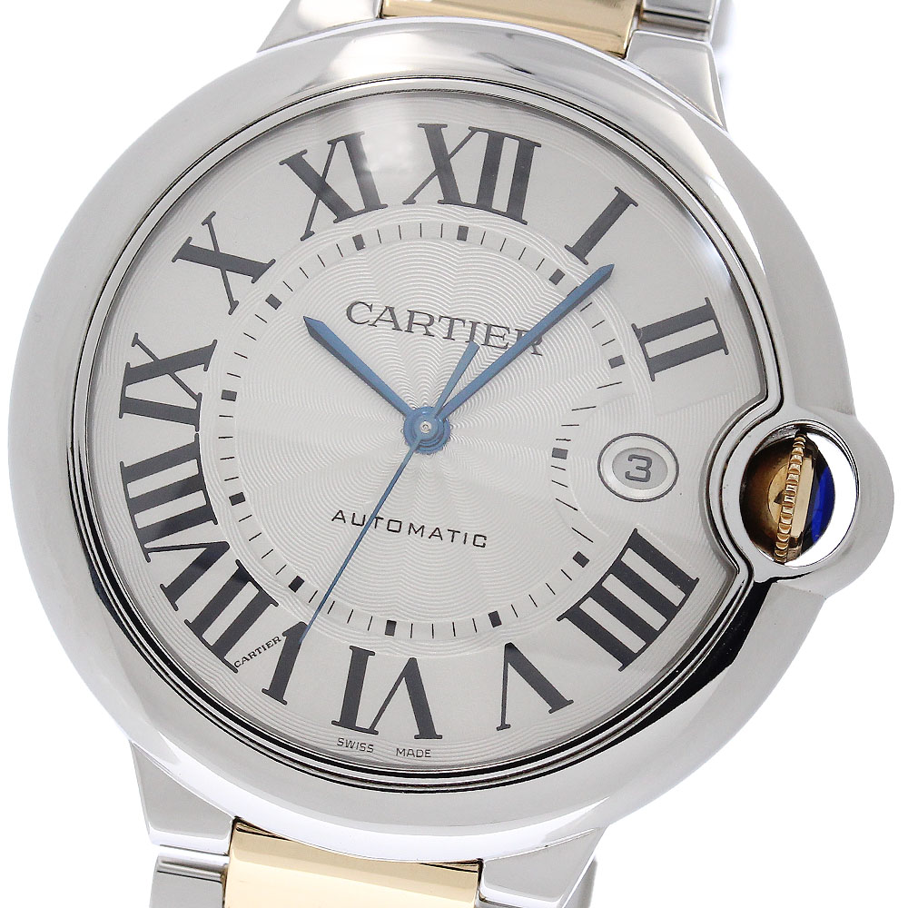 カルティエ CARTIER W69009Z3 バロンブルー LM デイト 自動巻き メンズ 良品 _959665【中古】|CLOSER