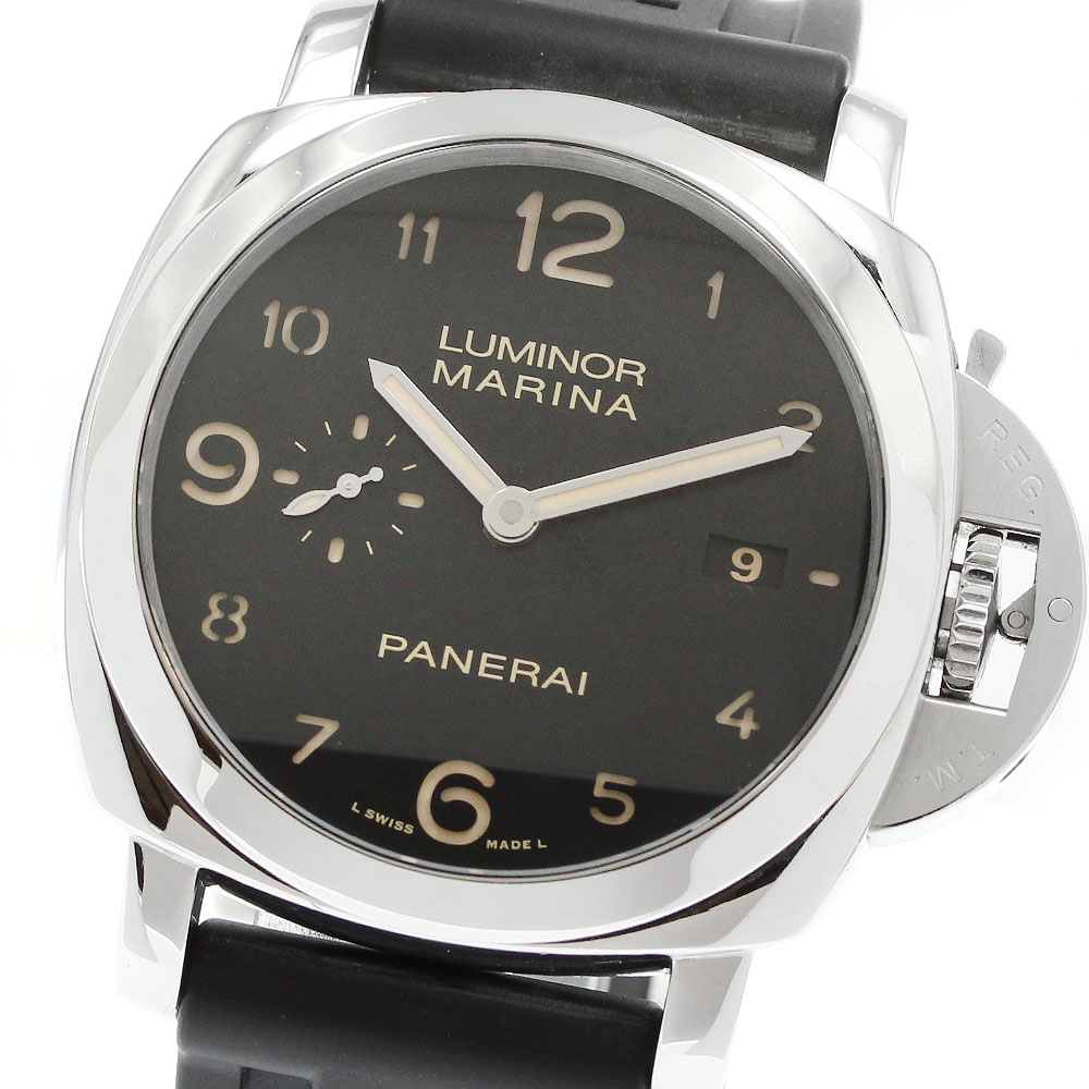 パネライ PANERAI PAM00359 ルミノール マリーナ デイト 自動小銃一巻き メンズ お墨付き付き添い人_960616【中古】