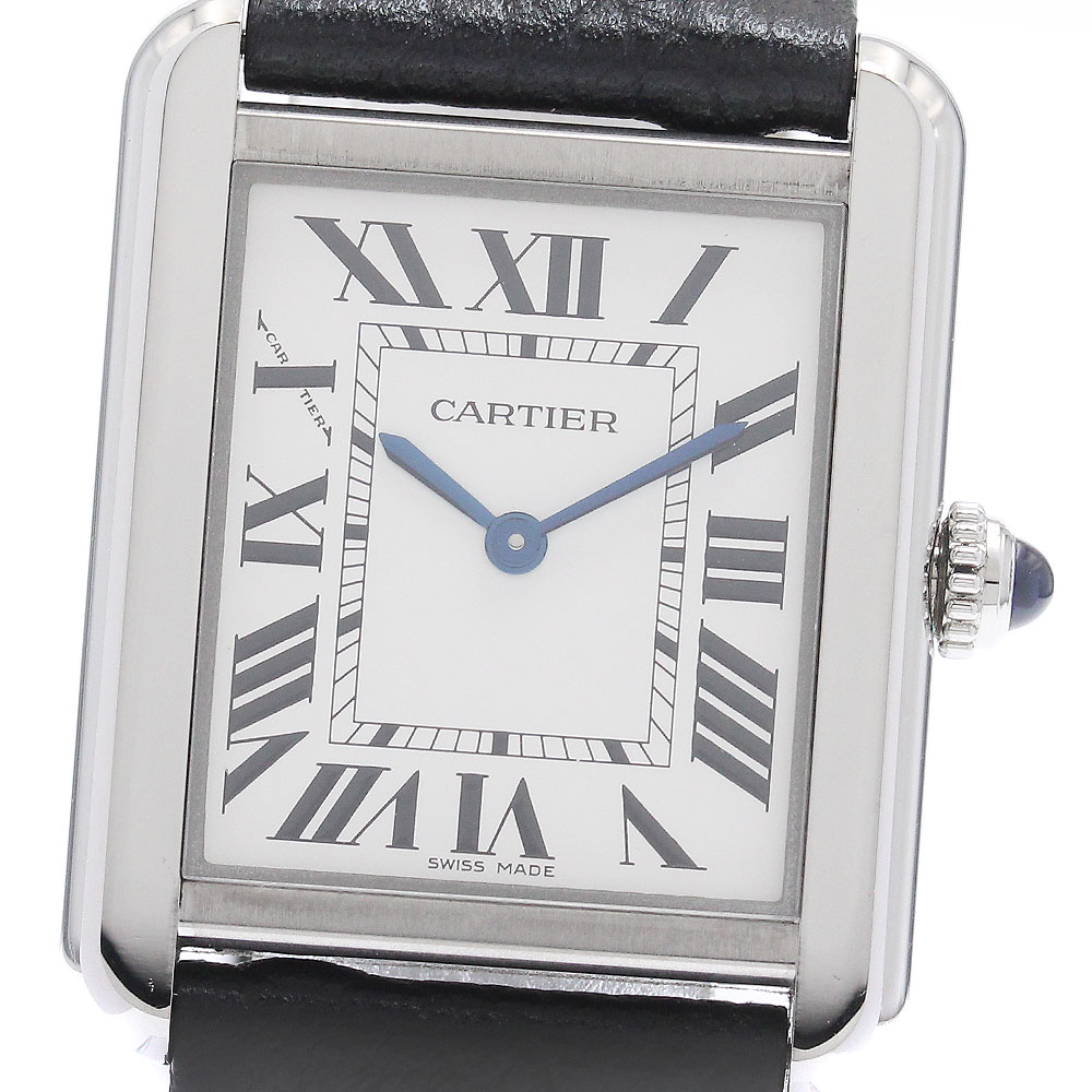カルティエ CARTIER WSTA0030 貯蔵タンクソロSM 石英 レディース 良品 お墨付き付き添い人_960843【中古】
