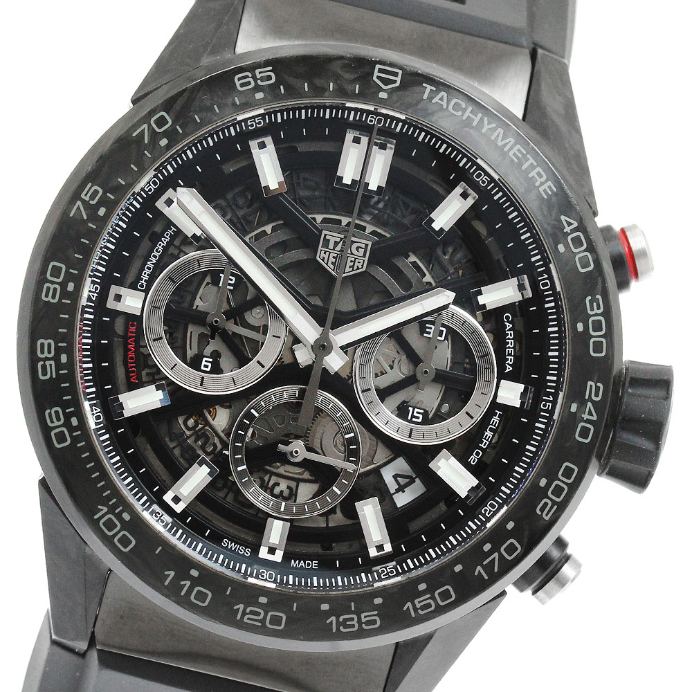 タグホイヤー TAG HEUER CBG2A91 カレラ キャリバーホイヤー02 クロノグラフ 自動小銃一巻き メンズ 良品 お墨付き付き添い人_961758【中古】