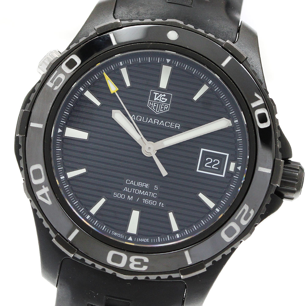 タグホイヤー TAG HEUER WAK2180.FT6027 アクアレーサー キャリバー5 自動小銃一巻き メンズ 良品 御墨付き付き添い人_962141【中古】