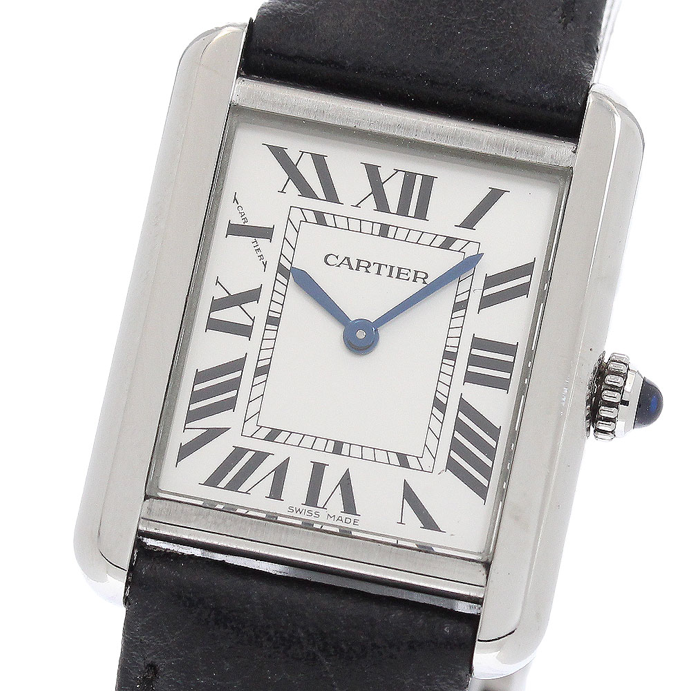 カルティエ CARTIER WSTA0030 貯蔵タンクソロSM 石英 レディース お墨付き付き添い人_960882【中古】
