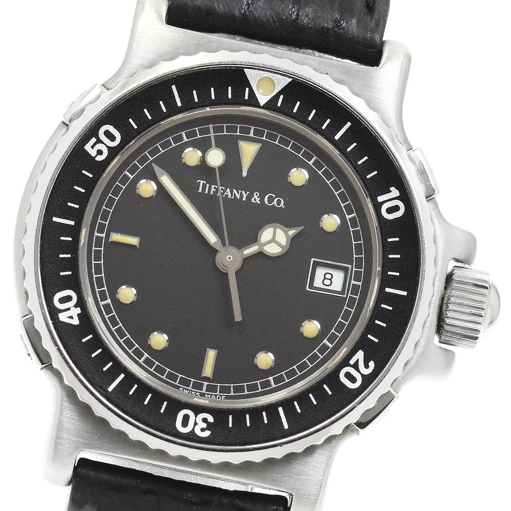 ティファニー TIFFANY\u0026Co. L0710 ダイバーウォッチ デイト 石英 レディース _962291【中古】