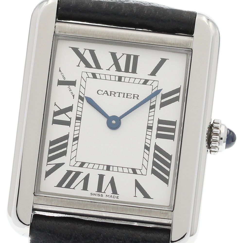 カルティエ CARTIER WSTA0030 貯蔵タンクソロSM 石英 レディース 良品 お墨付き付き添い人_960845【中古】