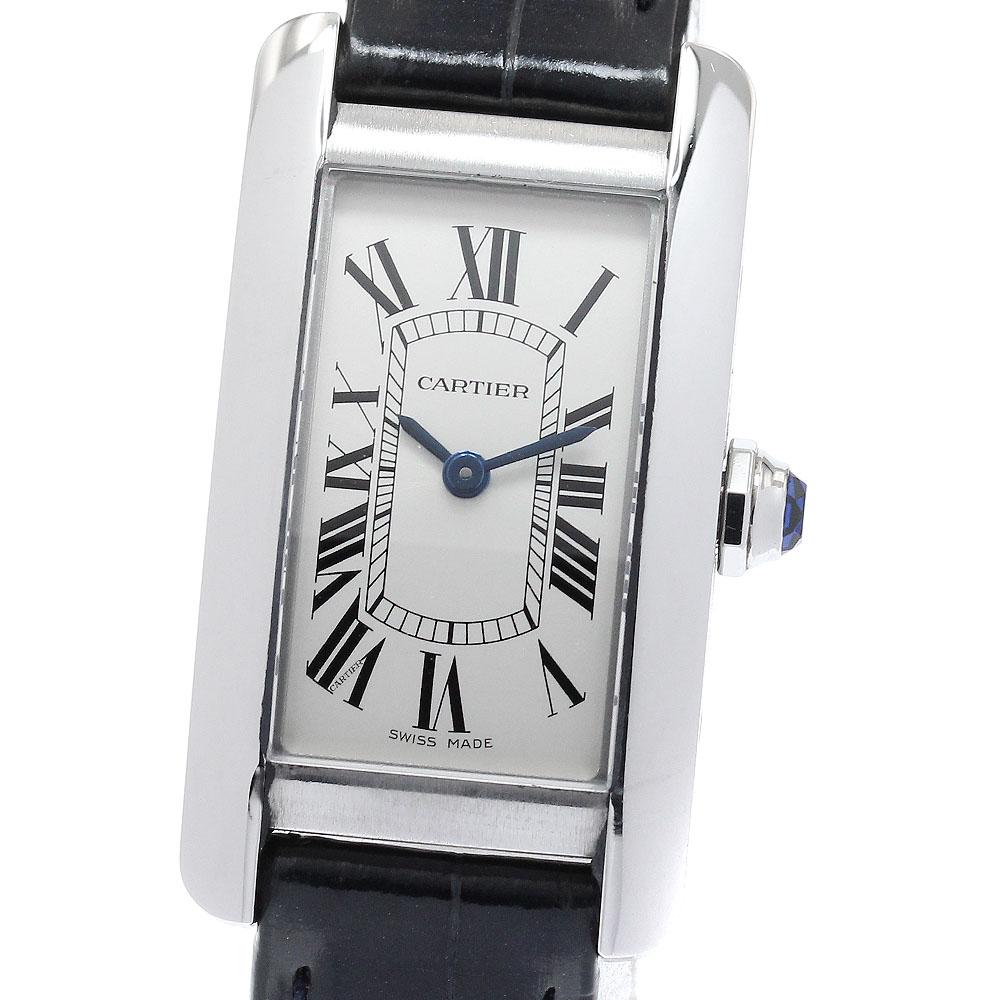 カルティエ CARTIER WSTA0043 貯蔵タンクアメリカンSM 石英 レディース 御墨付き付き添い人_960886【中古】