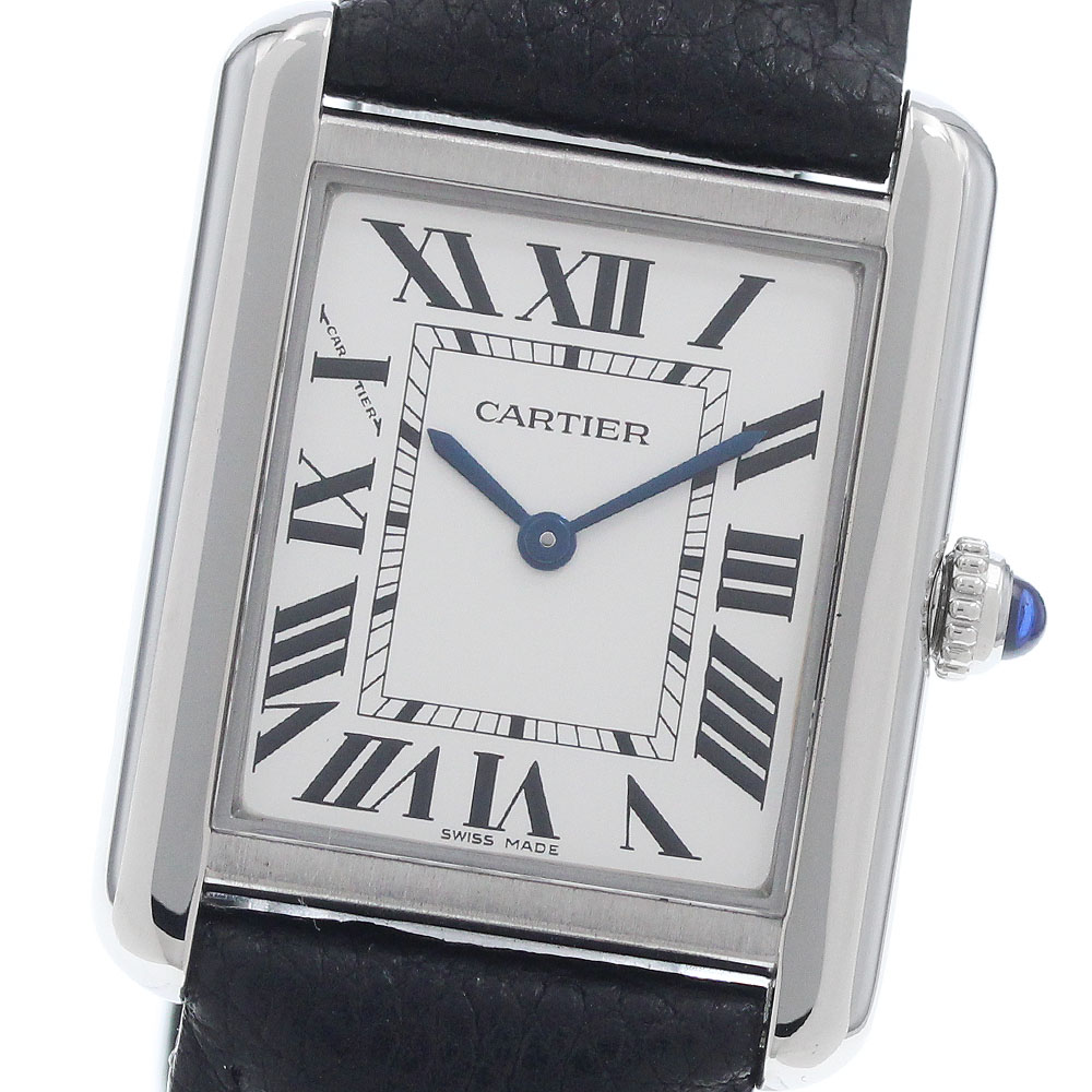カルティエ CARTIER WSTA0030 貯蔵タンクソロ 石英 レディース 美品 _962124【中古】