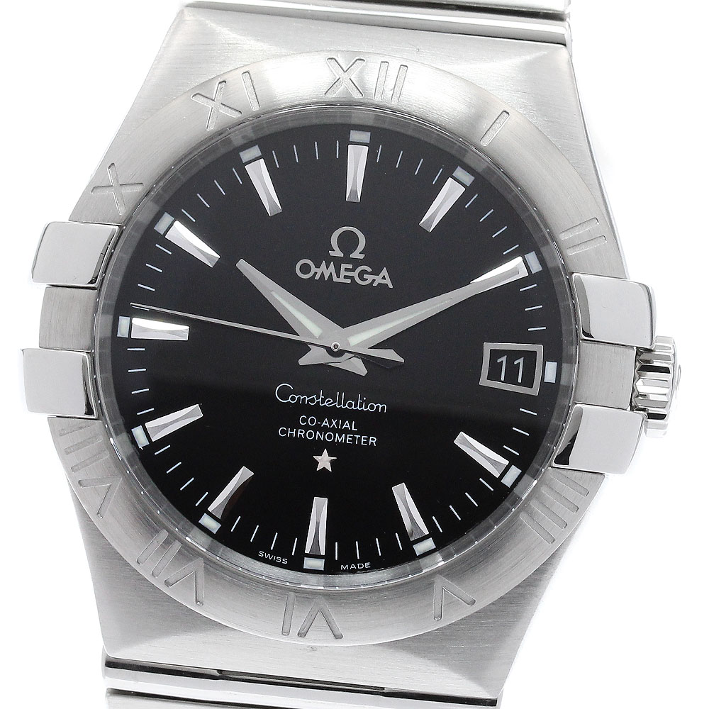 ゼロ OMEGA 123.10.35.20.01.001 コンステレーション デイト 自動小銃一巻き メンズ 良品 御墨付き付き添い人_963173【中古】