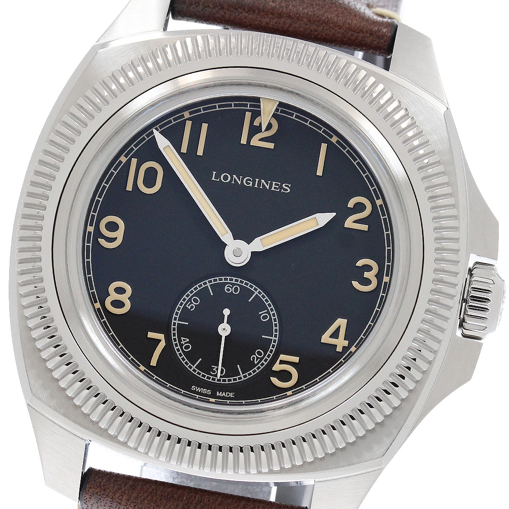 ロンジン LONGINES L2.838.4 パイロット マジェテック スモールセコンド 自動巻き メンズ 極美品 箱・保証書付き_963191【中古】｜CLOSER