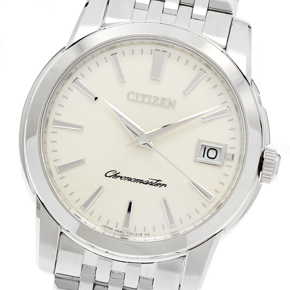 シチズン CITIZEN CTQ57-1201/A660-T013368 ザ・シチズン クロノマスター デイト 石英 メンズ 良品 箱付き添い人_963222【中古】