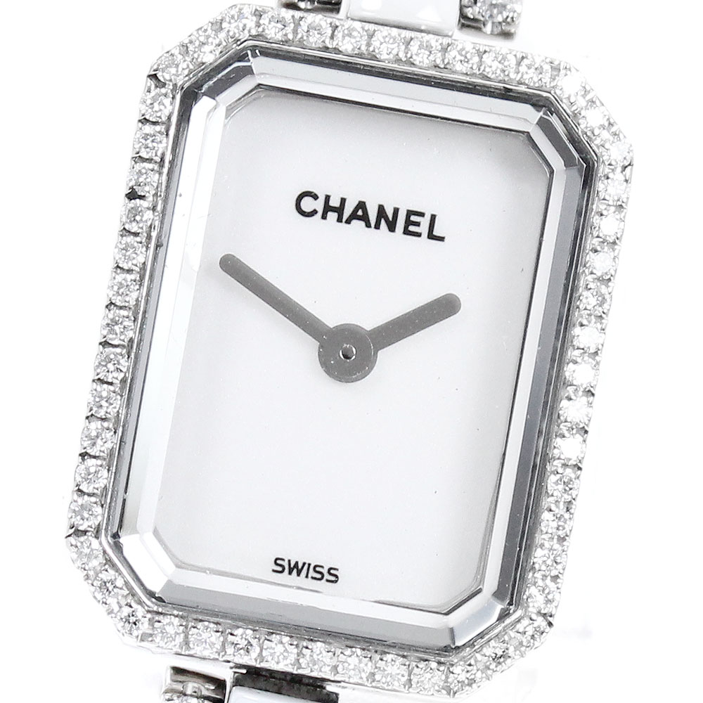 シャネル CHANEL H2146 プルミエール K18WG ベゼルブレスダイヤ クォーツ レディース _913748【中古】|CLOSER