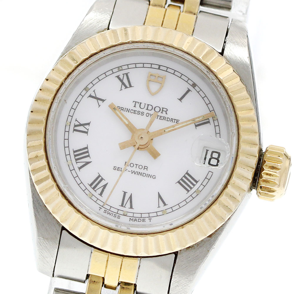 チュードル TUDOR 92513 姫御前 オイスターデイト YGベゼル 自動小銃一巻き レディース _957152【中古】