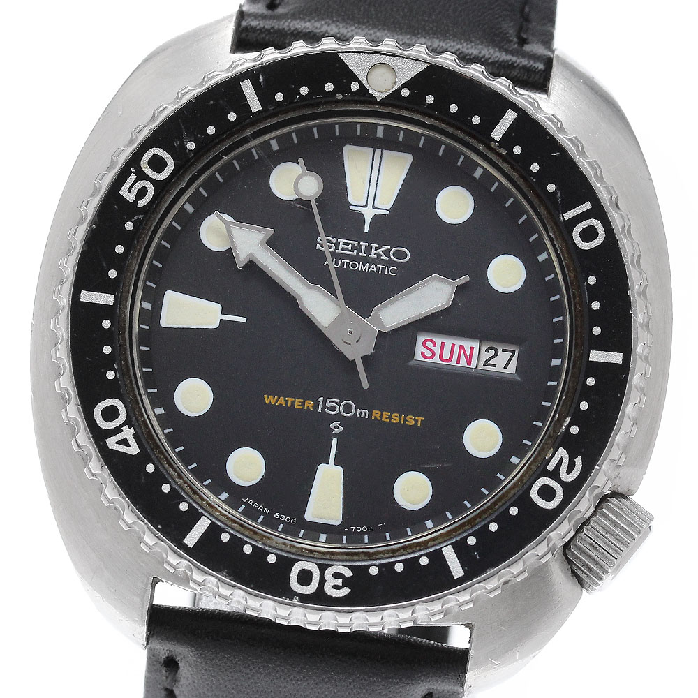 セイコー SEIKO 6306-7001 3rdダイバー 150m デイデイト 自動小銃一巻き メンズ _961437【中古】