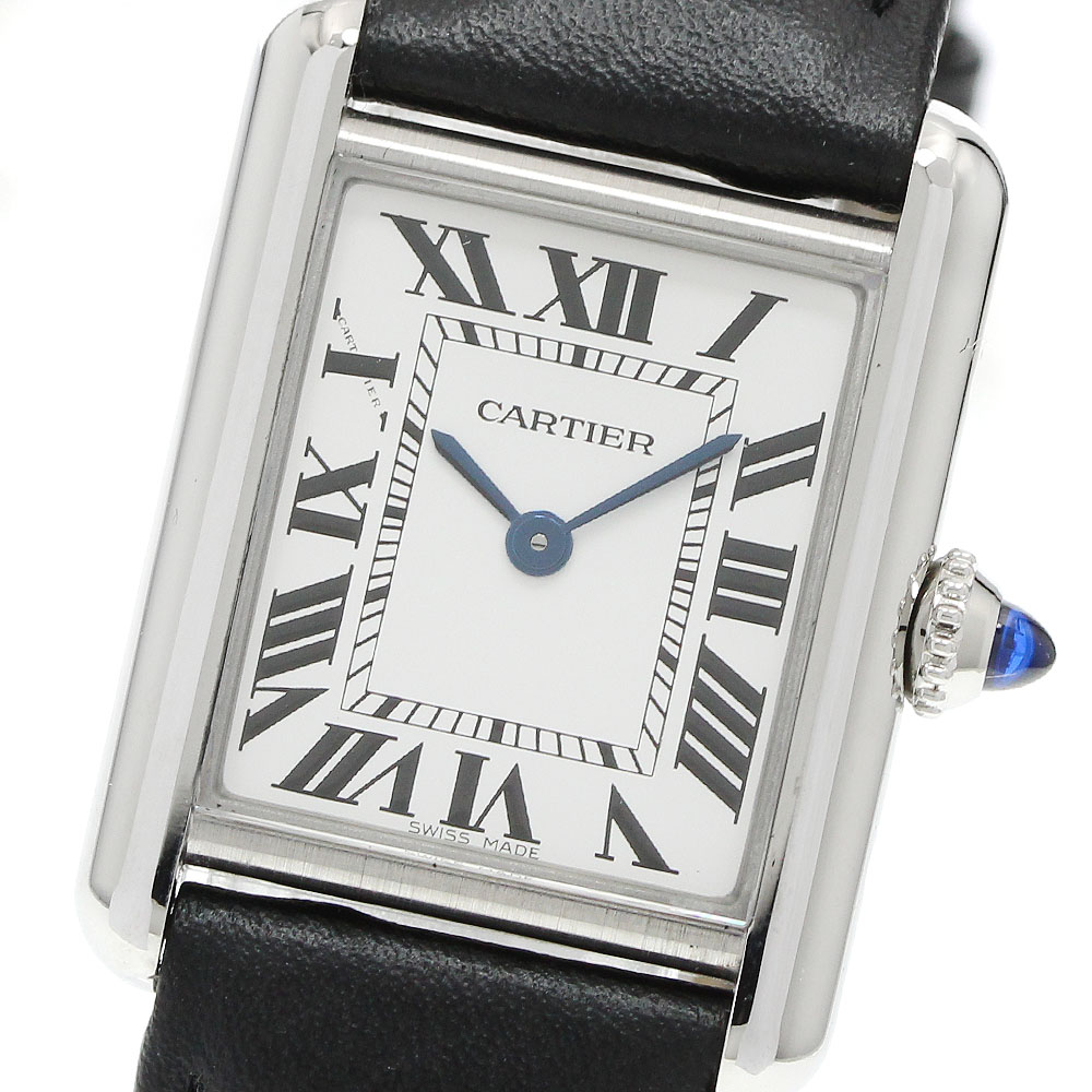 カルティエ CARTIER WSTA0042 貯蔵タンク 帆檣 SM 石英 レディース 良品 お墨付き付き添い人_961920【中古】