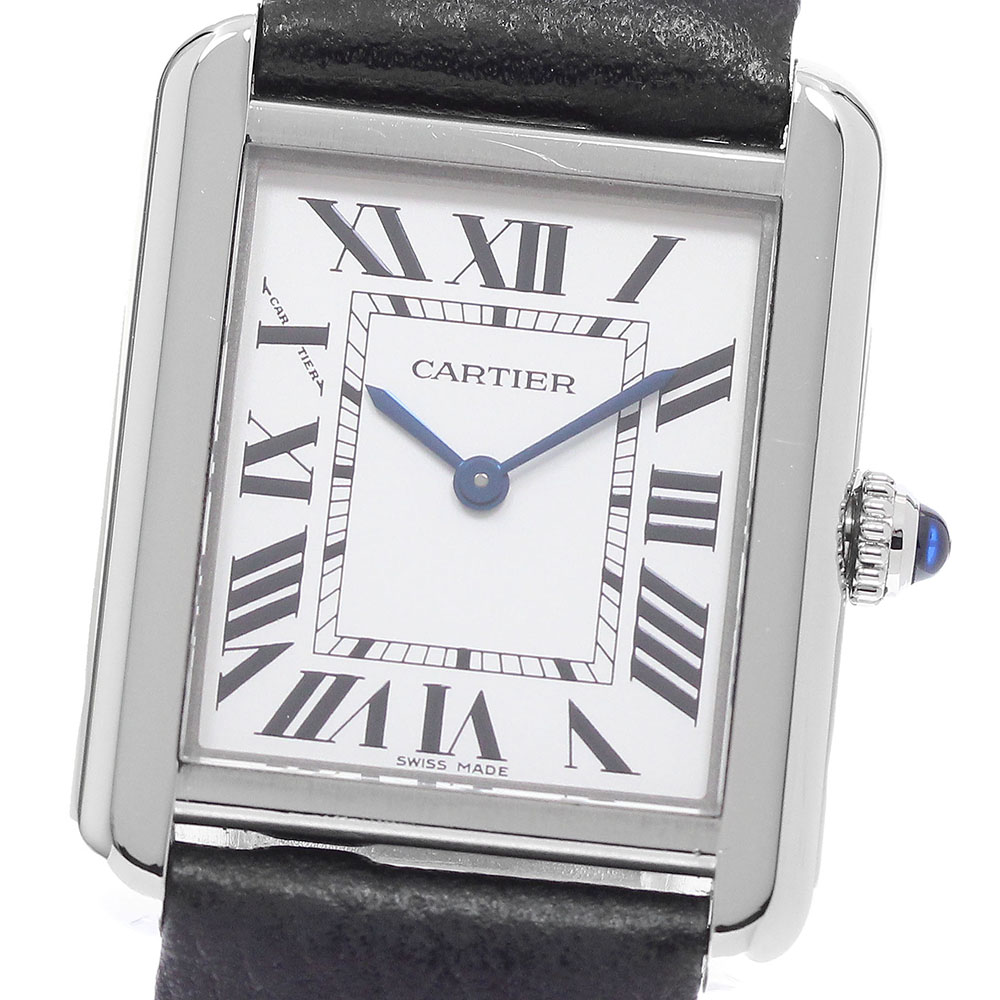カルティエ CARTIER WSTA0030 貯蔵タンクソロSM 石英 レディース お墨付き付き添い人_961923【中古】