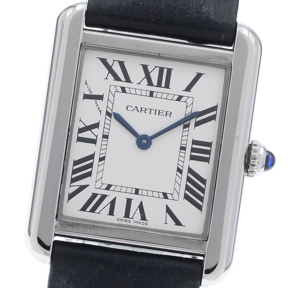 カルティエ CARTIER WSTA0030 貯蔵タンクソロSM 石英 レディース _962133【中古】