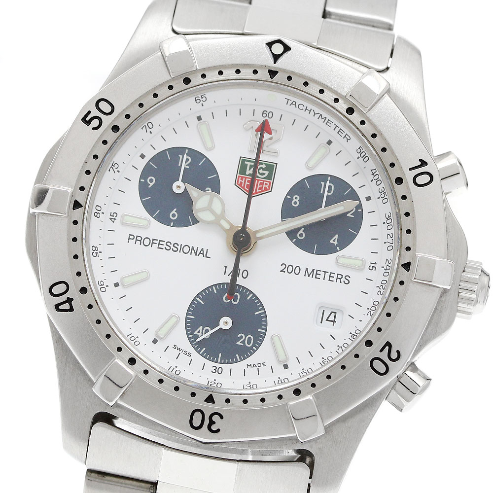 タグホイヤー TAG HEUER CK1111-0 プロフェッショナル 2000シリーズ クロノグラフ クォーツ メンズ _962540【中古】｜CLOSER