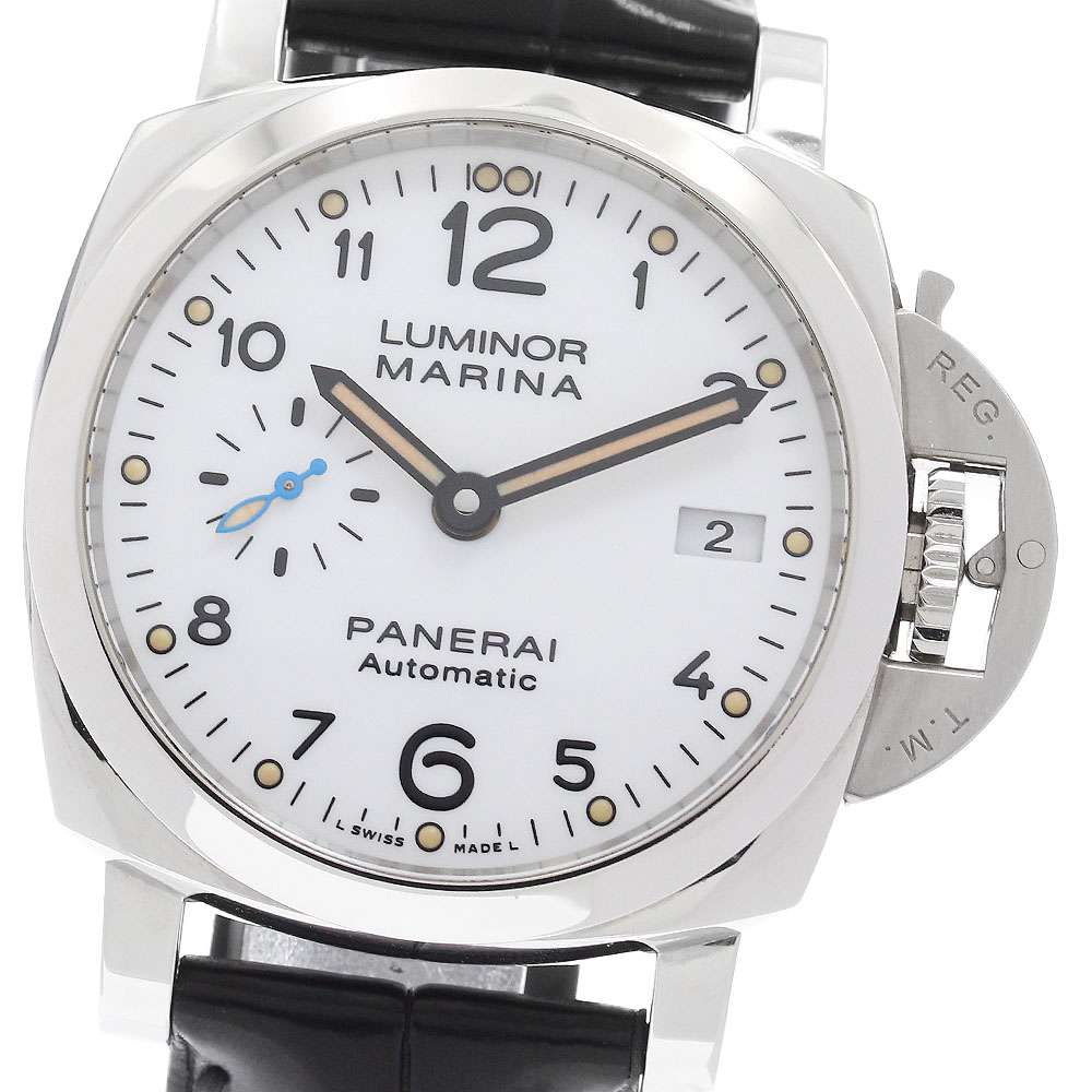 パネライ PANERAI PAM01523 ルミノール マリーナ 1950 3デイズ アッチャイオ デイト 自動小銃一巻き メンズ 箱・お墨付き付き添い人_963163【中古】