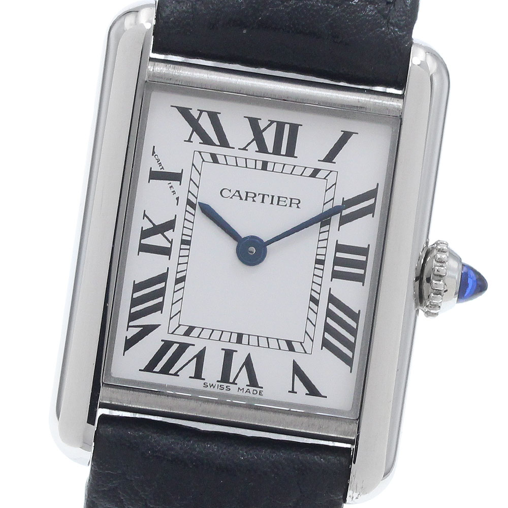 カルティエ CARTIER WSTA0042 貯蔵タンク 帆柱 SM 石英 レディース 御墨付き付き添い人_961921【中古】