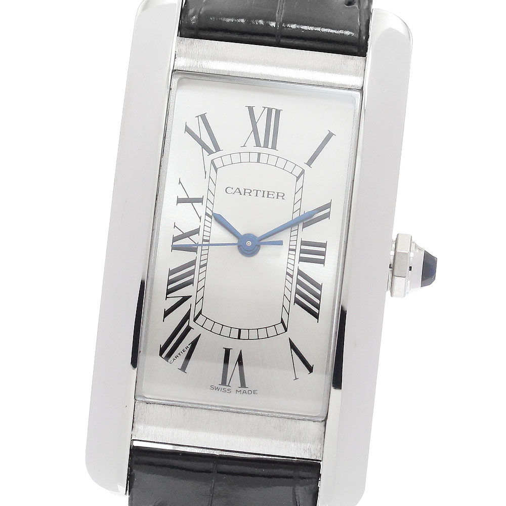 カルティエ CARTIER WSTA0044 貯蔵タンクアメリカンMM 自動小銃一巻き ボーイズ 御墨付き付き添い人_961922【中古】