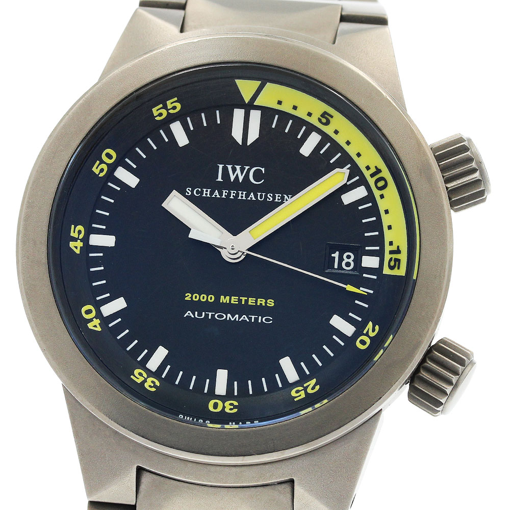 IWC SCHAFFHAUSEN IW353803 アクアタイマー オートマティック2000 デイト 自動巻き メンズ _962510【中古】｜CLOSER