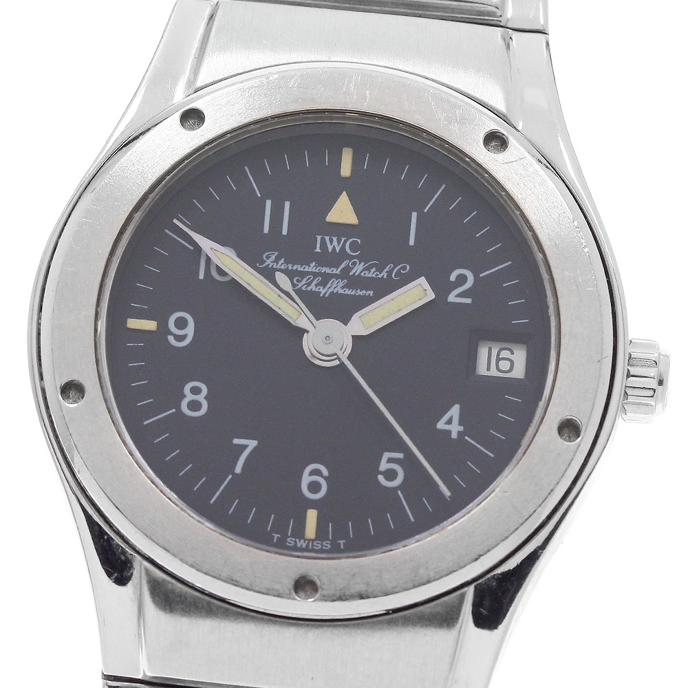 IWC SCHAFFHAUSEN インヂュニア デイト 石英 レディース _964322【中古】