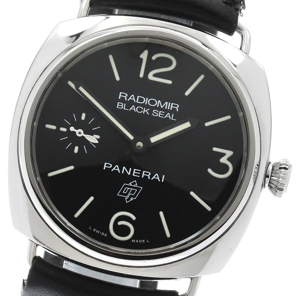 パネライ PANERAI PAM00380 ラジオミール ブラックシール ロゴ スモールセコンド 手巻き メンズ _962028【中古】|CLOSER