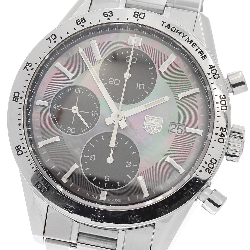 タグホイヤー TAG HEUER CV201P-0 カレラ キャリバー16 クロノグラフ デイト 自動巻き メンズ 良品 _955034【中古】｜CLOSER 119,900円