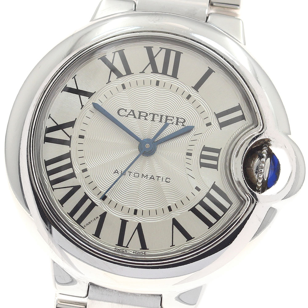 カルティエ CARTIER W6920071 バロンブルー MM 自動巻き ボーイズ 保証書付き_952356【中古】|CLOSER