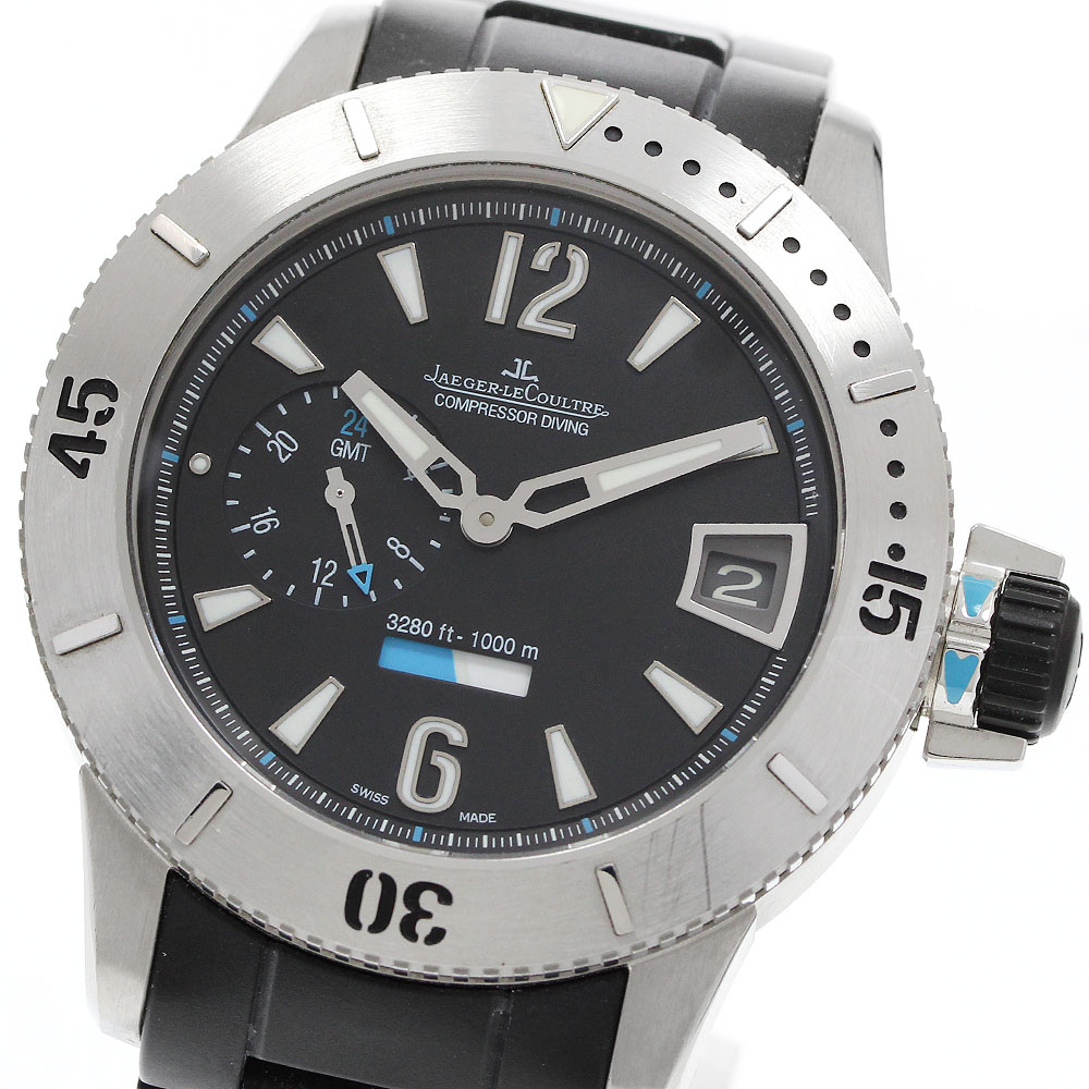 ジャガー・ルクルト JAEGER-LECOULTRE 160.T.05/Q187T770 マスターコンプレッサー ダイビング GMT 1500本限定 自動巻き メンズ _963313【中古】｜CLOSER