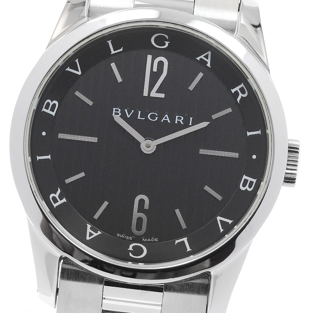 ブルガリ BVLGARI ST37S ソロテンポ クォーツ メンズ 箱・保証書付き_951758【中古】｜CLOSER