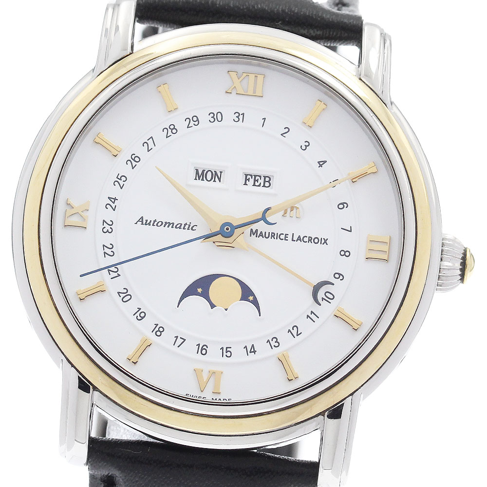 モーリス・ラクロア Maurice Lacroix MP6347 マスターピース YGベゼル トリプルカレンダー 自動巻き メンズ _963366【中古】|CLOSER