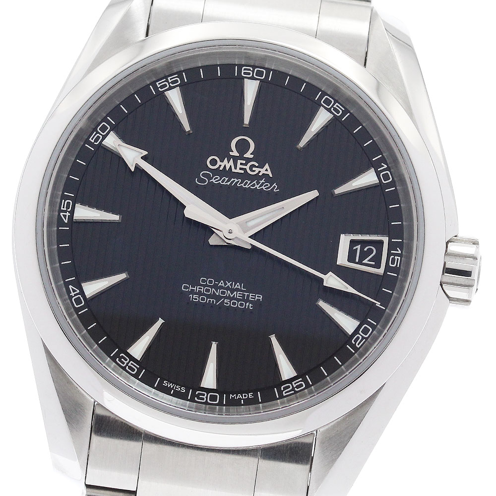 オメガ OMEGA 231.10.39.21.01.001 シーマスター アクアテラ デイト コーアクシャル 自動巻き メンズ 良品 _916384【中古】｜CLOSER
