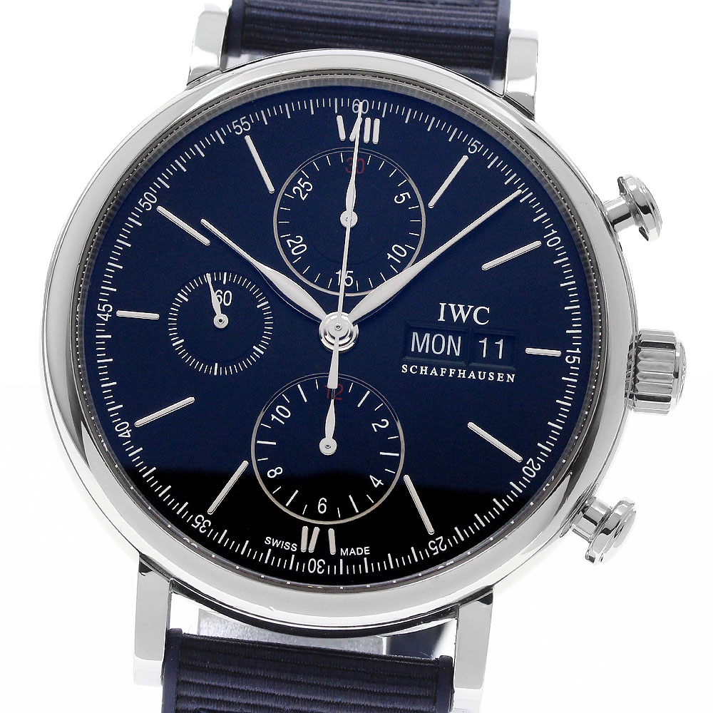 IWC IWC SCHAFFHAUSEN IW391008 ポートフィノ デイデイト クロノグラフ 自動巻き メンズ 良品 保証書付き_962032【中古】|CLOSER