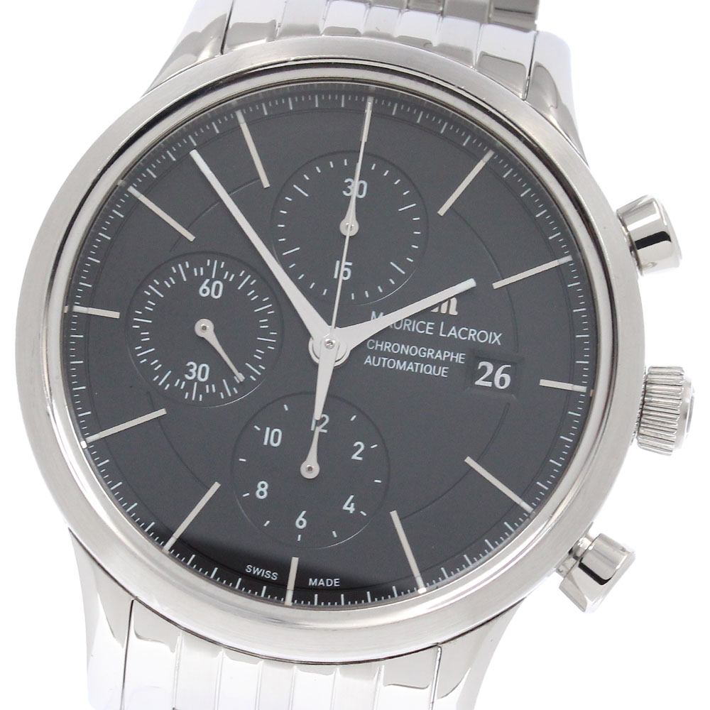 モーリスラクロア MAURICE LACROIX LC6058-SS002-330 レ・クラシック クロノグラフ 自動巻き メンズ 良品 _956580【中古】｜CLOSER