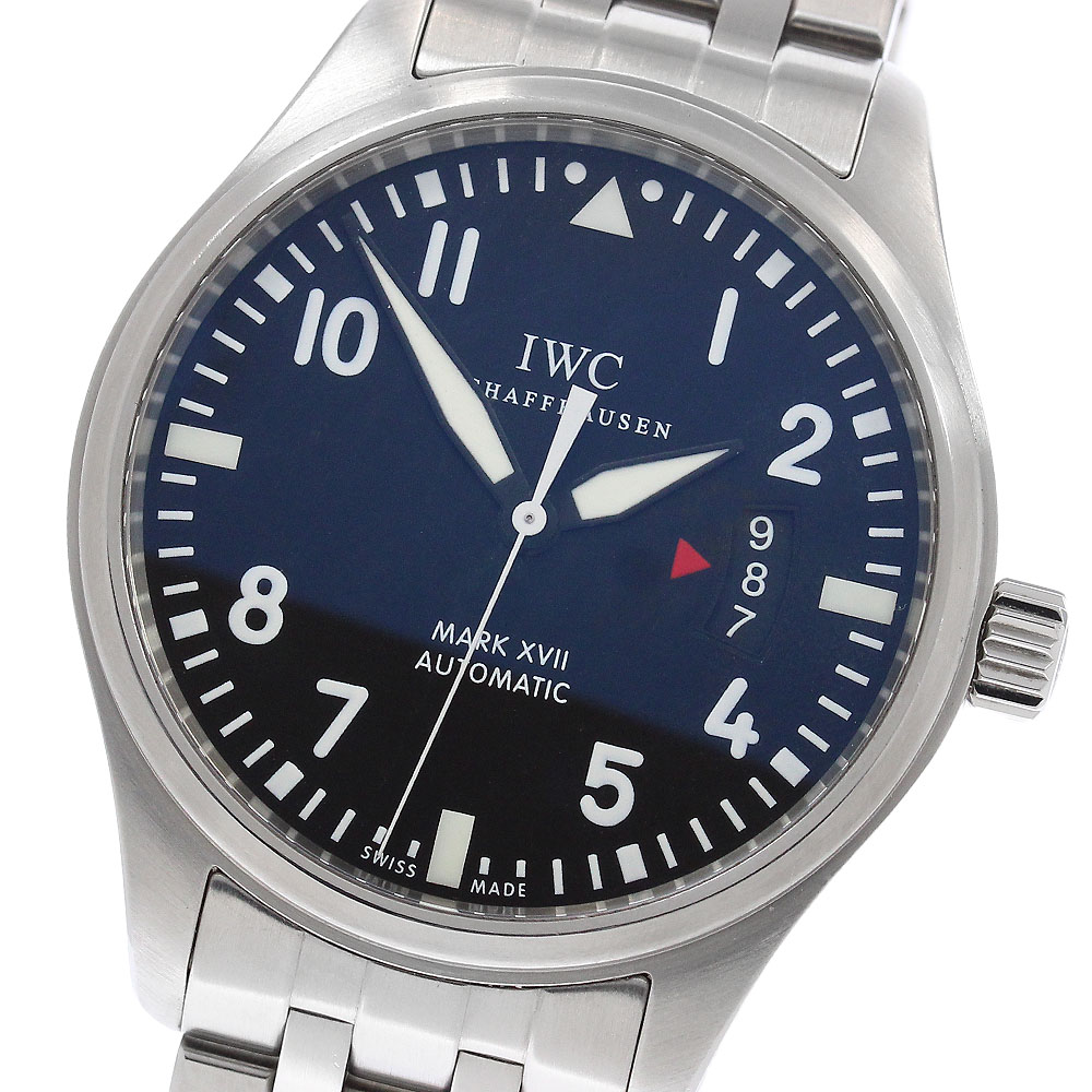 IWC IWC SCHAFFHAUSEN IW326504 パイロットウォッチ マークXV2 デイト 自動巻き メンズ 保証書付き_966312【中古】｜CLOSER