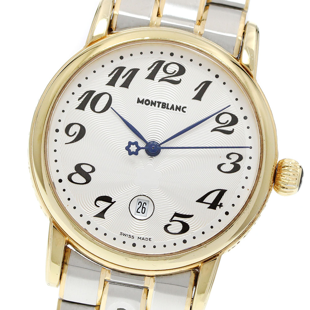 ベルト訳あり モンブラン MONTBLANC 7020 マイスターシュテック デイト クォーツ ボーイズ _957136【中古】|CLOSER