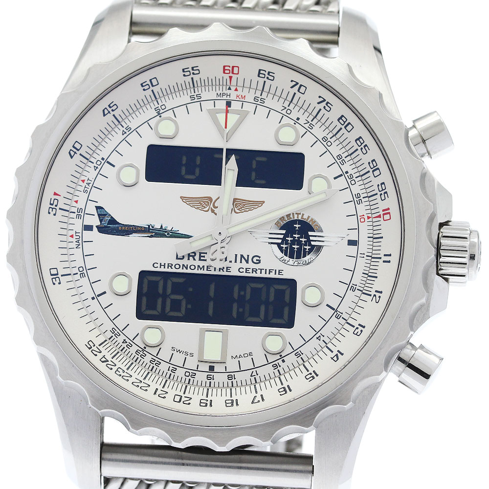 ブライトリング BREITLING A78365 クロノスペース 多機能 クォーツ メンズ _965716【中古】｜CLOSER 207,900円