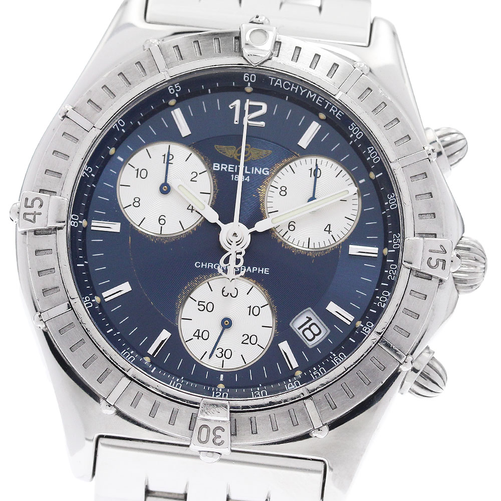 ブライトリング BREITLING A53011 クロノマット デイト クォーツ メンズ _961017【中古】|CLOSER