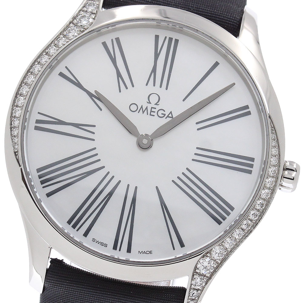 オメガ OMEGA 428.17.36.60.05.001 デビル トレゾア ダイヤベゼル クォーツ レディース _966477【中古】｜CLOSER