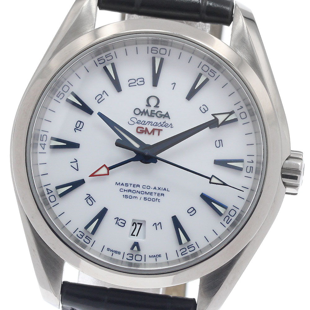 オメガ OMEGA 231.92.43.22.04.001 シーマスター アクアテラ グッドプラネット GMT コーアクシャル 自動巻き メンズ 美品 保証書付_966359【中古】｜CLOSER
