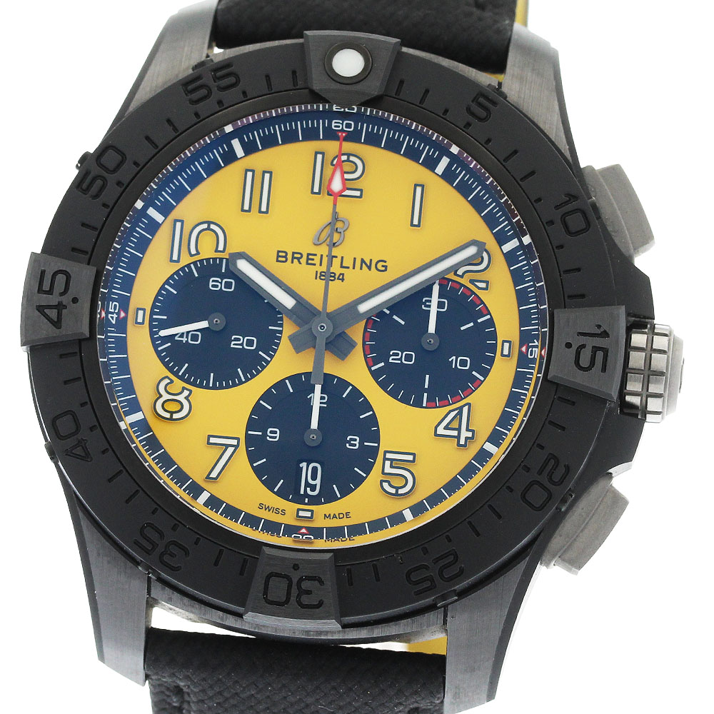 ブライトリング BREITLING SB0147 アベンジャー B01 クロノグラフ44 ナイトミッション 自動巻き メンズ 極美品 内箱・保証書付き_967737【中古】｜CLOSER