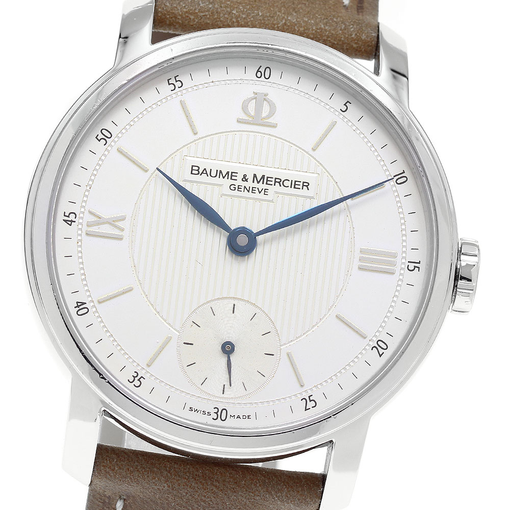 ボーム＆メルシェ Baume & Mercier 65495 クラシマXL スモールセコンド 手巻き メンズ _967381【中古】｜CLOSER 72,479円