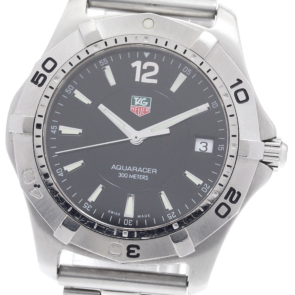 タグホイヤー TAG HEUER WAF1110 アクアレーサー デイト クォーツ メンズ _968372【中古】｜CLOSER
