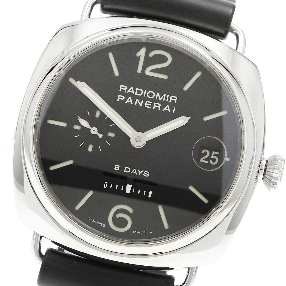 パネライ PANERAI PAM00268 ラジオミール 8デイズ デイト 手巻き メンズ 美品 _966367【中古】｜CLOSER