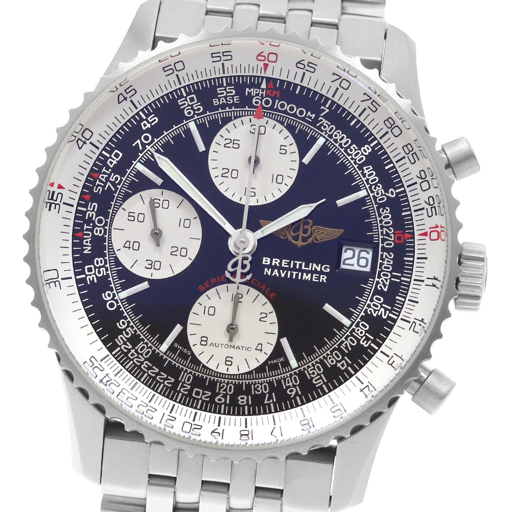 ブライトリング BREITLING A13330 ナビタイマー ファイターズ デイト クロノグラフ 自動巻き メンズ _967137【中古】|CLOSER