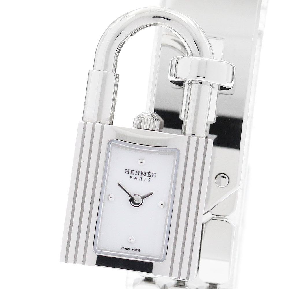 エルメス HERMES KE4.110 ケリーウォッチ ステンレス クォーツ レディース 極美品 箱・保証書付き_968671【中古】｜CLOSER