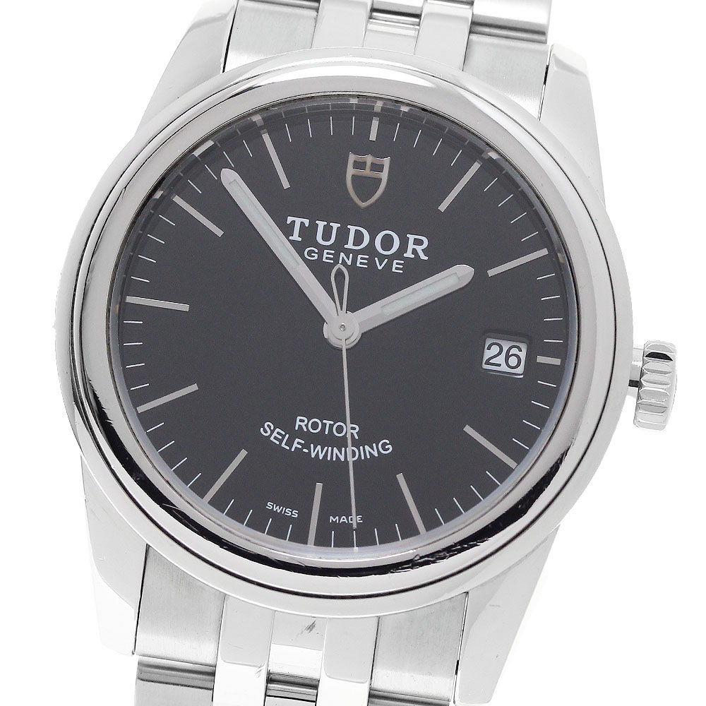 チュードル TUDOR 55000 グラマー デイト 自動巻き メンズ 保証書付き_957908【中古】|CLOSER