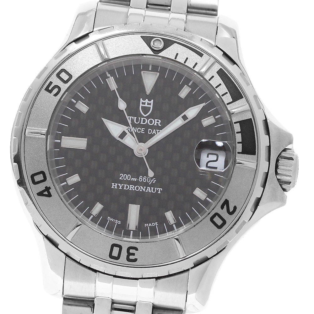 チュードル TUDOR 85190P ハイドロノート デイト ブラックカーボンダイアル 自動巻き メンズ _957914【中古】|CLOSER
