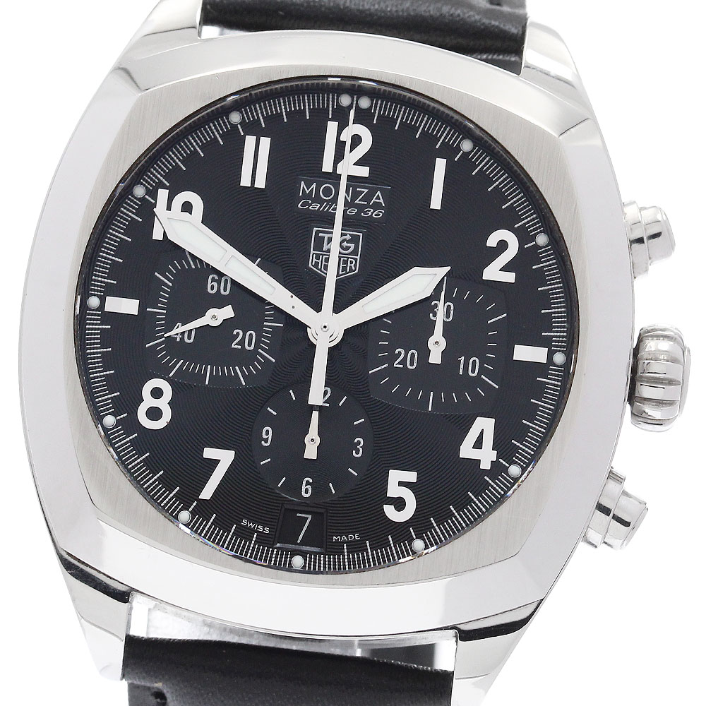 タグホイヤー TAG HEUER CR5110 モンツァ キャリバー36 クロノグラフ 自動巻き メンズ 保証書付き_954100【中古】|CLOSER