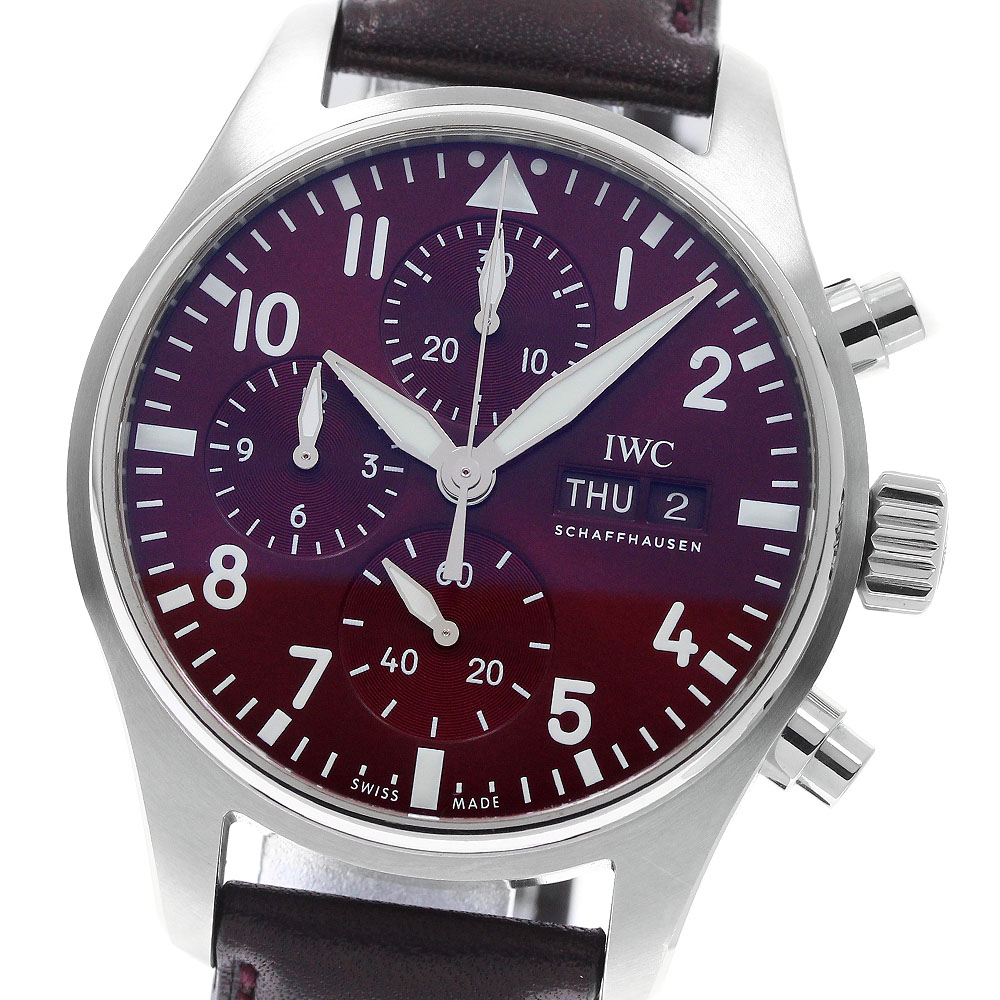 IWC IWC SCHAFFHAUSEN IW388107 パイロットウォッチ クロノグラフ 41 自動巻き メンズ 保証書付き_968941【中古】|CLOSER